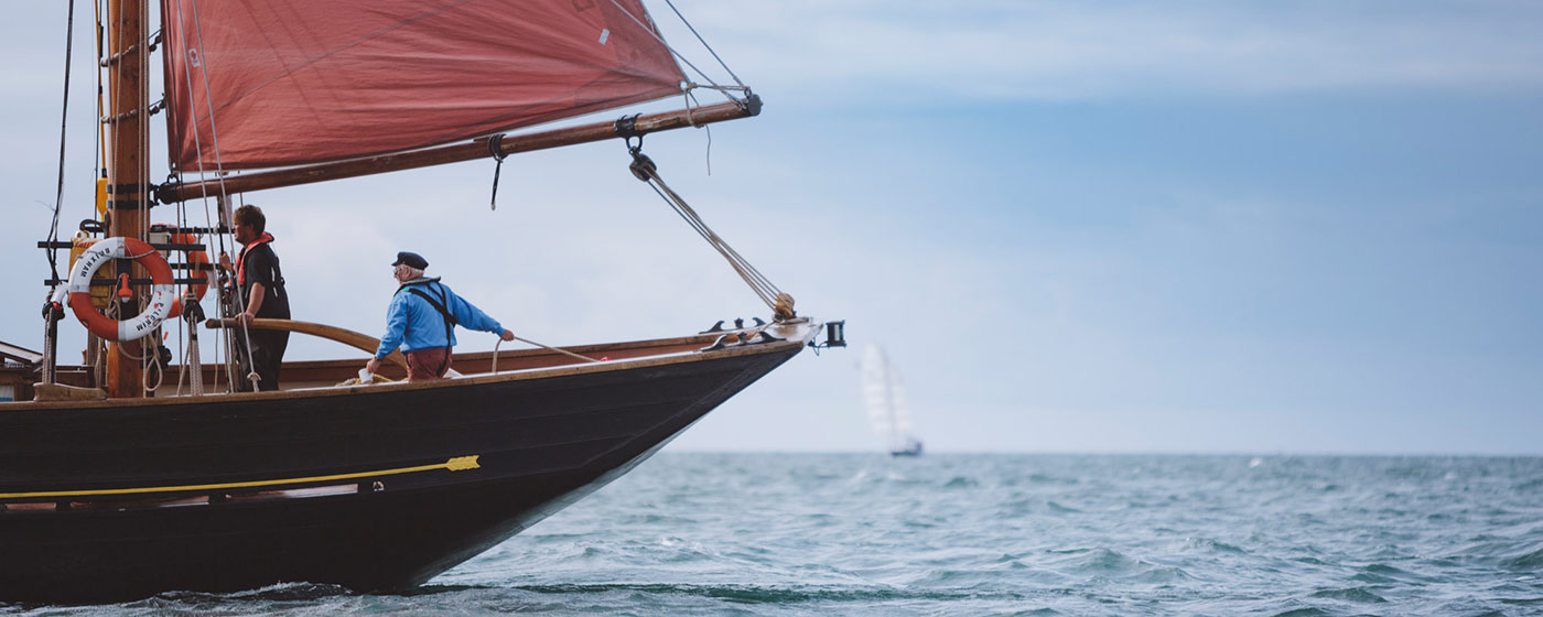 Pilgrim of Brixham under sail